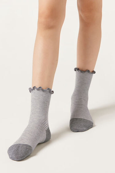 Girls’ Striped Socks