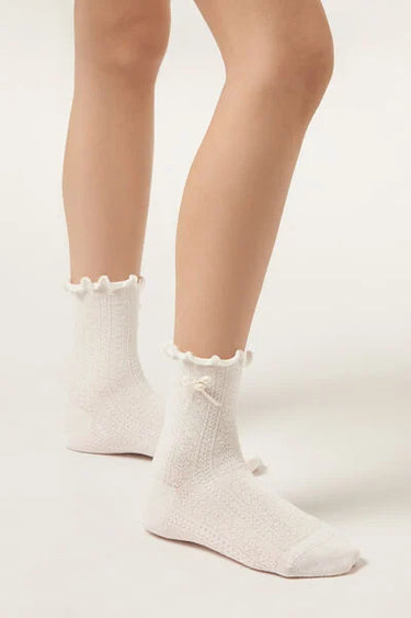 Girls’ Socks with Bow