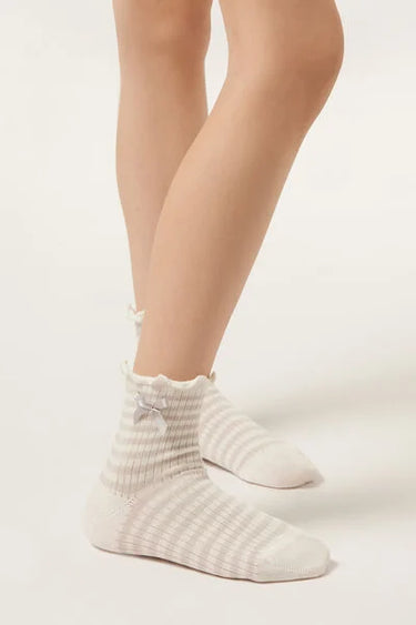 Girls’ Striped Socks