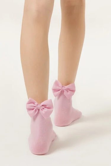 Girls’ Bow Socks
