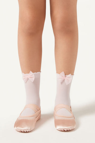 Girls’ Bow Socks
