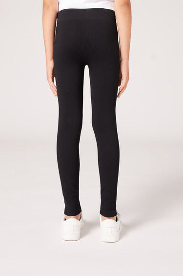 Girls’ Ribbed Leggings