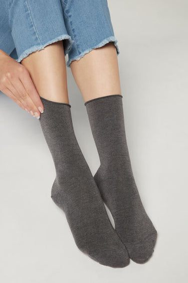 Ankle Socks with Cashmere