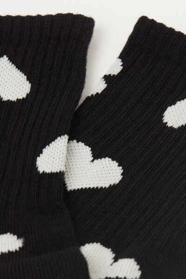 All-Over Heart Socks