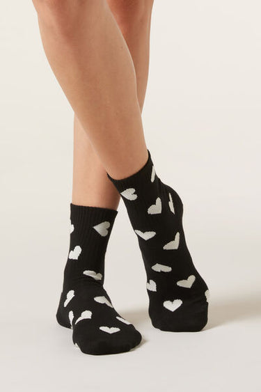 All-Over Heart Socks