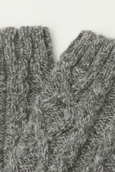 Cable-Patterned Socks