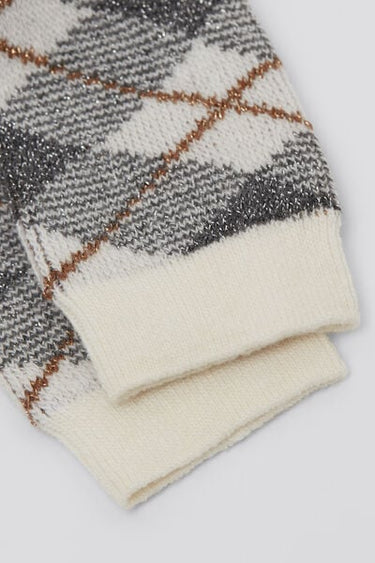 Tartan Socks with Cashmere