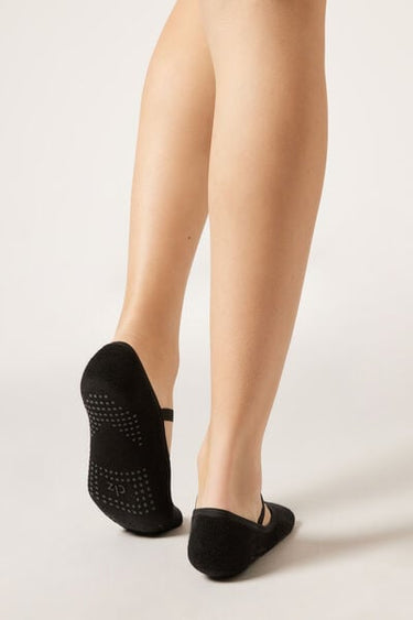 Non-Slip Crossover Pilates Socks