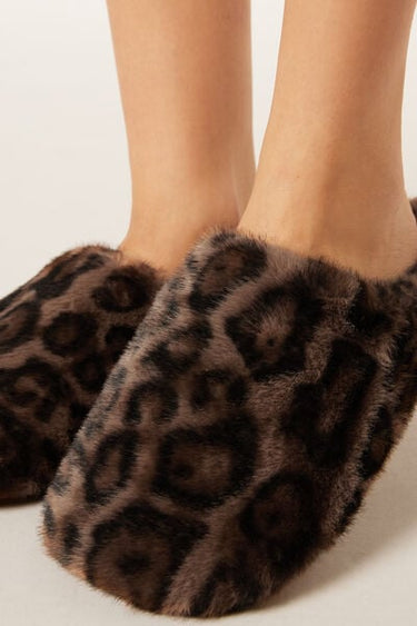 Faux-Fur Slippers