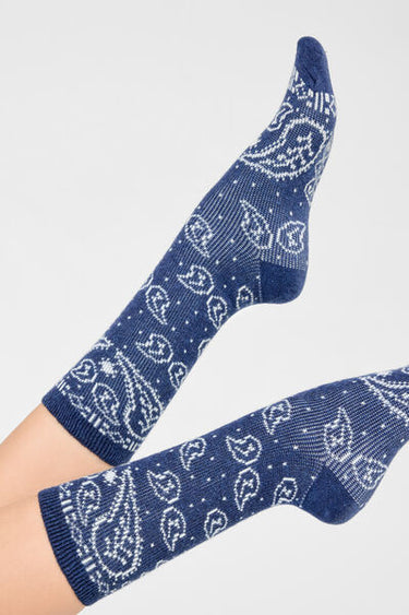 Bandana Socks with Cashmere