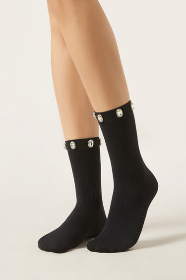 Gemstone Opaque Socks