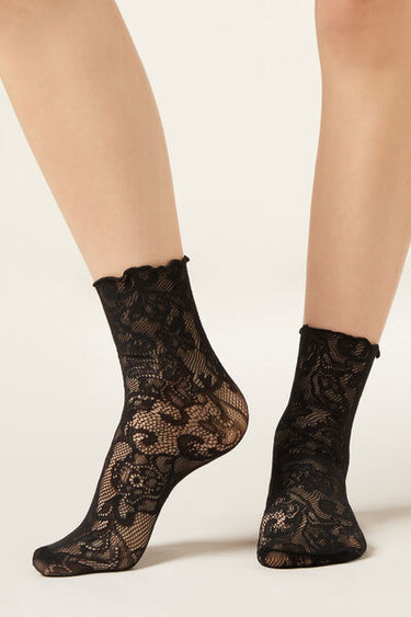 Floral Lace Socks
