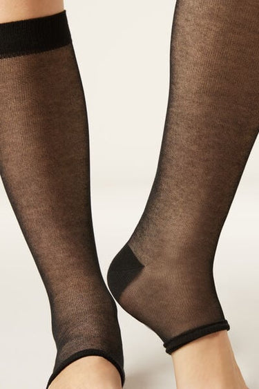 Open-Toe Long Socks