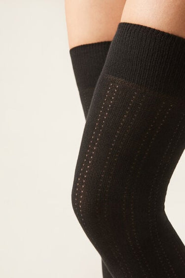 Cotton Over-the-Knee Socks