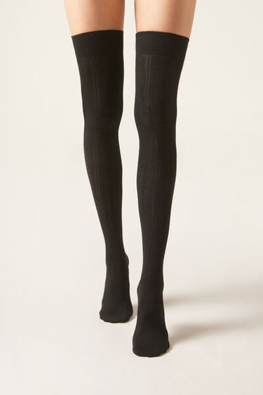 Cotton Over-the-Knee Socks
