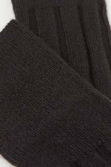 Patterned Over-the-Knee Socks with Cashmere