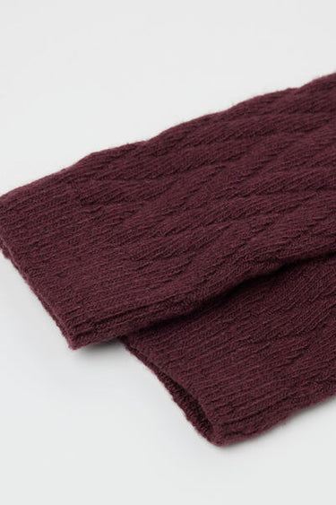 Chevron Cashmere Long Socks