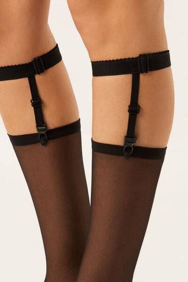 Knee-Highs with Garter Belt