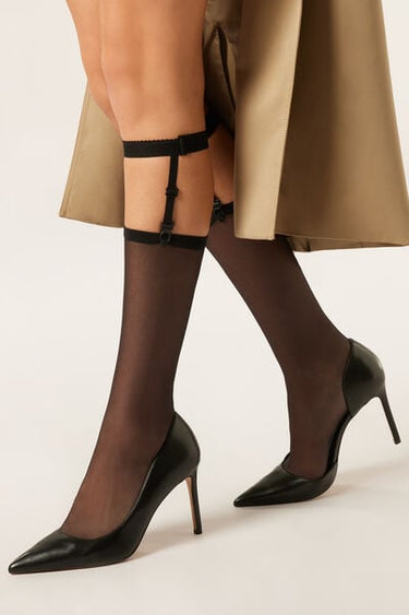 Knee-Highs with Garter Belt Calzedonia Malta Knee-Highs with Garter Belt Calzedonia Malta
