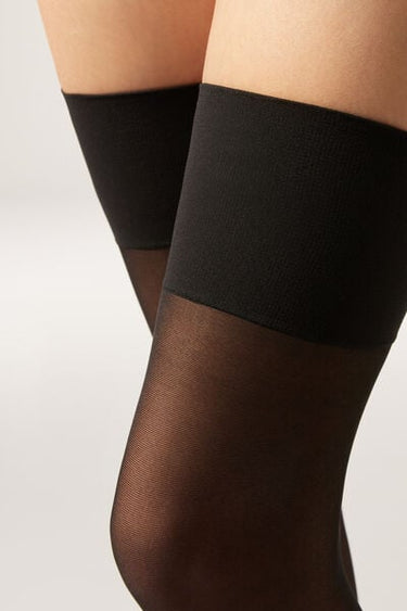 30 Denier Sheer Over-the-Knee Socks