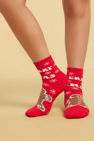 Kids’ Gingerbread  Non-Slip Socks