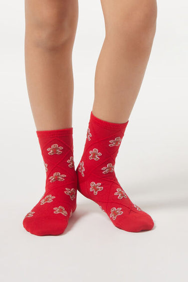 Kids’ Christmas Gingerbread  Socks
