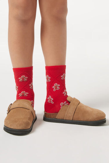 Kids’ Christmas Gingerbread  Socks