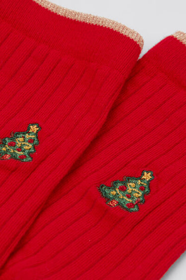 Christmas-Patterned Socks