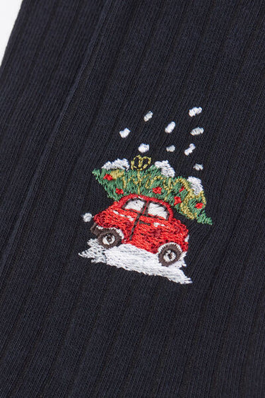 Men’s Christmas-Patterned Socks