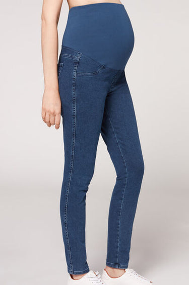 Denim Maternity Leggings