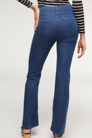 Eco Light Denim Flared Jeans