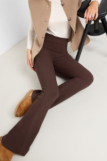 Flare Trousers in Modal and Cashmere