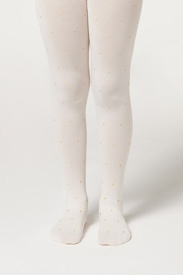 Girls' Opaque Tights with Glitter