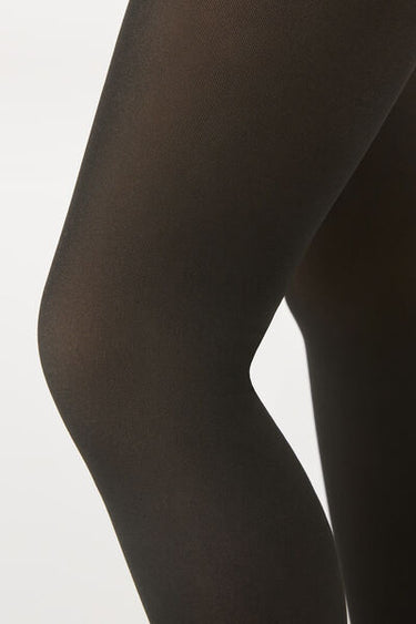 Girls' Sheer-Effect Thermal Tights