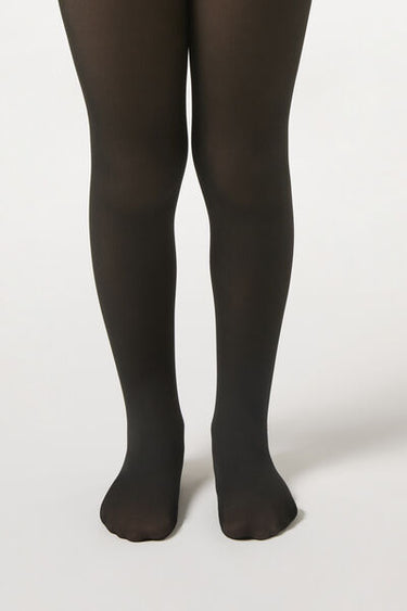 Girls' Sheer-Effect Thermal Tights