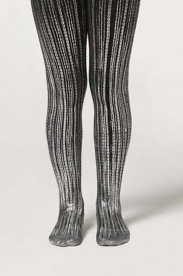 Girls' Metallic Thermal Tights
