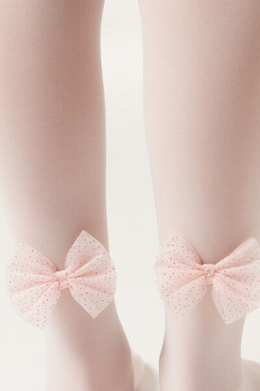 Girls’ Bow Tights