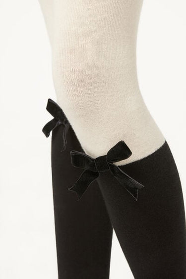 Girls’ Cotton Longuette Tights