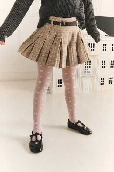 Girls’ Bow Sheer Tights