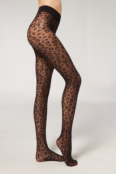 Animal Pattern 30 Denier Sheer Tights