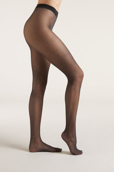 50 Denier Micronet Tights with Glitter