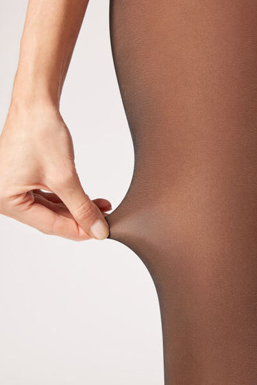 Sheer Effect Opaque Tights