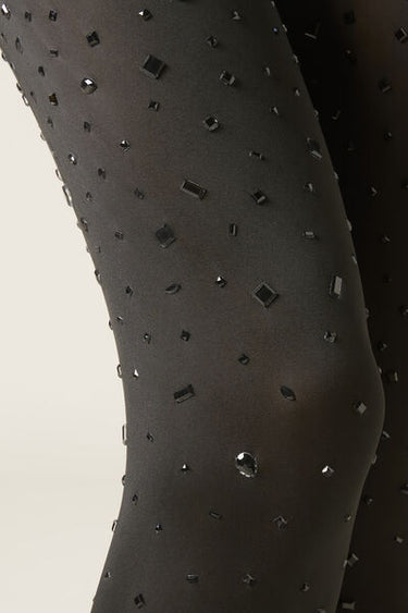Shiny Tights with Gemstones