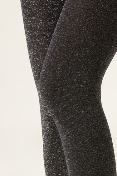 Glitter Opaque Thermal Tights