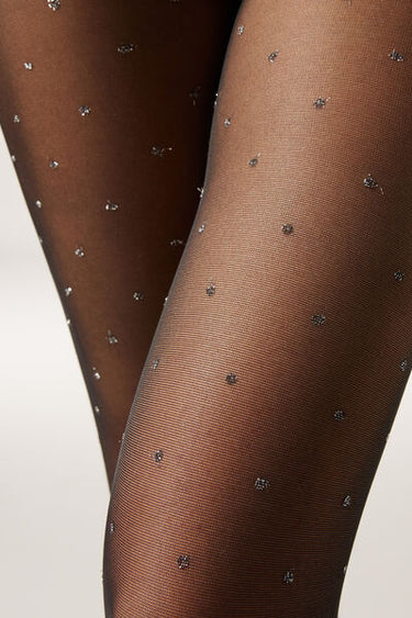 Gradient Polka Dot Tights