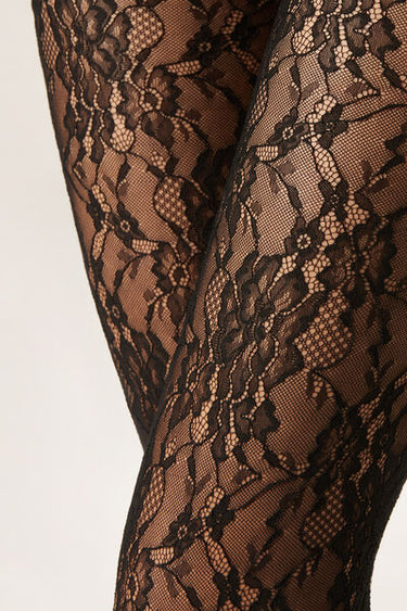 Floral Lace Tights
