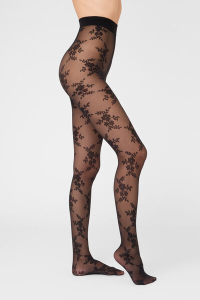 Floral Lace Sheer Tights