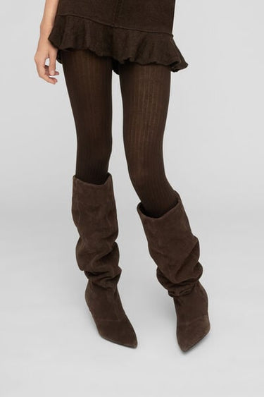 Soft Touch Ribbed Tights