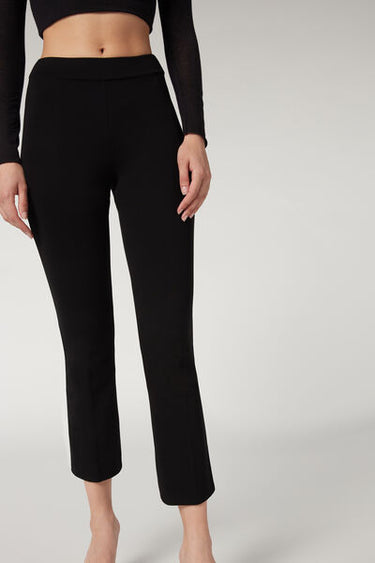 Cropped Flared Leggings