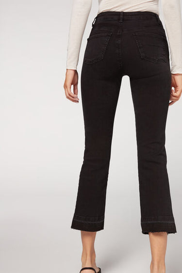 Cropped Flare Jeans